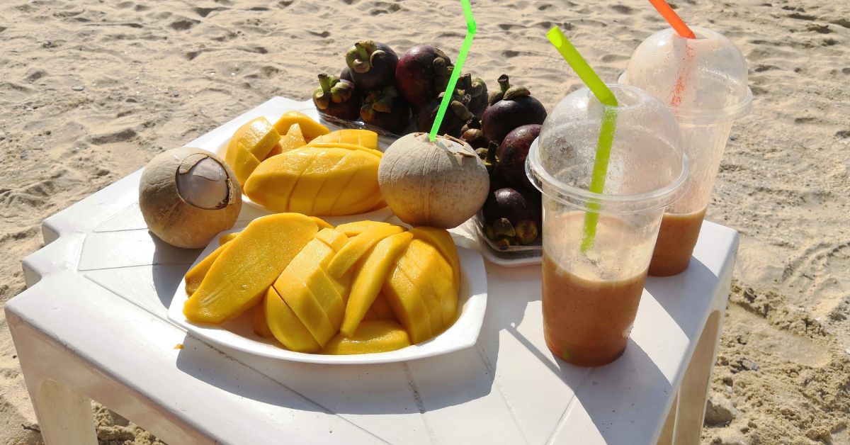 comida para la playa saludable segura y fácil de llevar