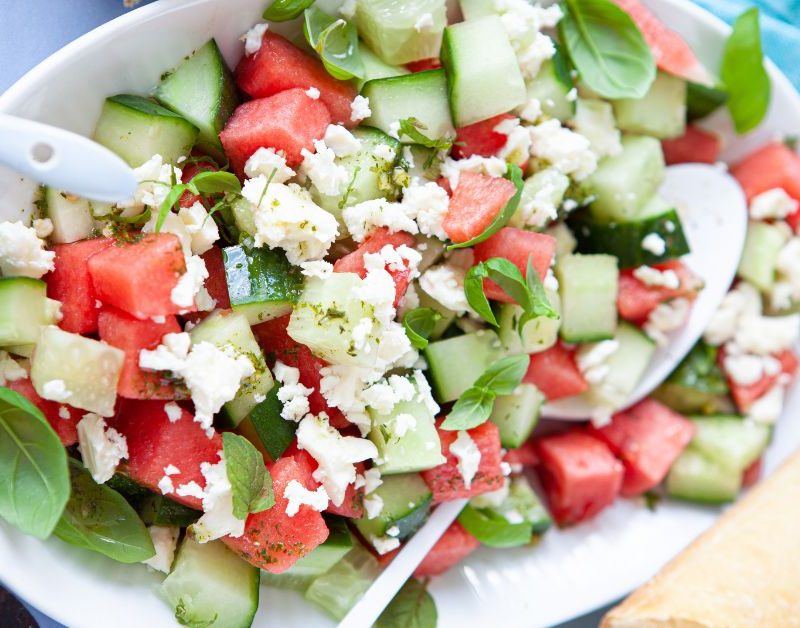 menú semanal de verano fácil con comidas frescas y saludables