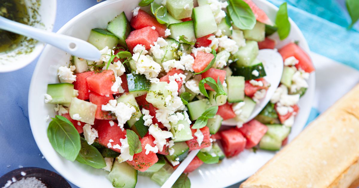 menú semanal de verano fácil con comidas frescas y saludables
